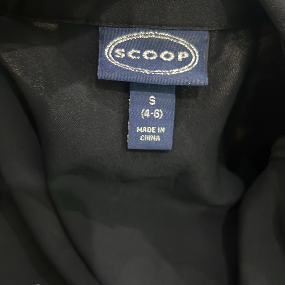 BRAND NEW (w/out tags)Scoop Satin Jumpsuit Wide Leg w/Cargo Pockets, S (4-6) - Picture 5 of 5